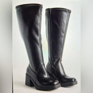 Torrid Black Stretch Knee Boot